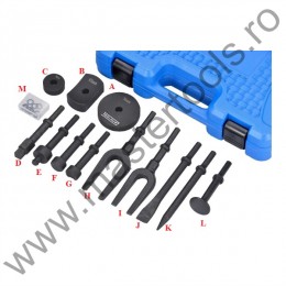 TOOLHUB Trusa cu dalti si prese pentru rotule