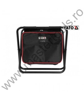 YT-7446 YATO Scaun rabatabil cu geanta, 22 buzunare, 49 x 29 x 30 cm