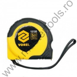 10106 VOREL Ruleta galben negru, latime banda 16 mm, lungime 5 m