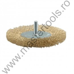 06986 VOREL Perie circulara din sarma, cu tija, diametru 100 mm