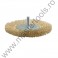 06986 VOREL Perie circulara din sarma, cu tija, diametru 100 mm