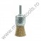 06992 VOREL Perie rotunda din sarma cu tija, diametru 24 mm