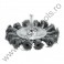 06993 VOREL Perie circulara din sarma cu toroane si tija,diametru 75mm