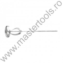 09038 VOREL Mixer pentru vopsea nichelat,80x400 mm,prindere hexagonala