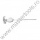 09038 VOREL Mixer pentru vopsea nichelat,80x400 mm,prindere hexagonala