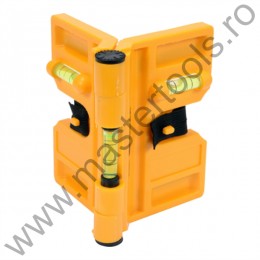 VOREL Nivela pentru colturi cu magnet 3 bule
