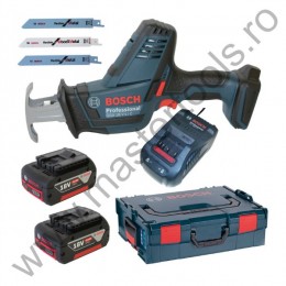 BOSCH GSA 18V LI-C Fierastrau sabie cu 2 acumulatori 18V 5Ah 06016A5002