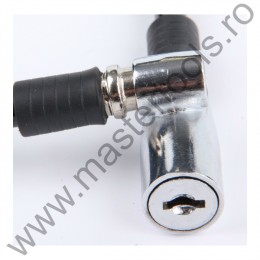 77830 VOREL Antifurt pentru bicicleta 8 x 650 mm, cu 2 chei