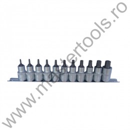TOOLHUB Set de imbusuri Torx Plus pe blister cu adaptor