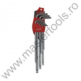 TOOLHUB Set de imbusuri L Torx cu bila extralungi