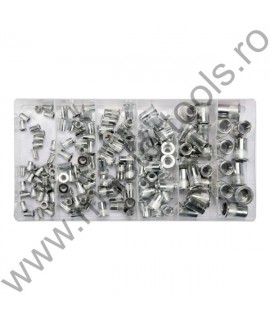 YATO Set nituri aluminiu M3 - M10 150 bucati