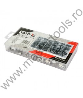 YATO Set nituri aluminiu M3 - M10 150 bucati