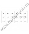 YATO Set nituri aluminiu M3 - M10 150 bucati