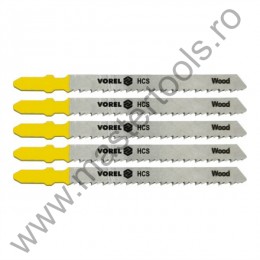 27810 VOREL Set 5 panze pentru fierastru pendular lemn
