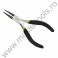 42307 VOREL Cleste cu varfuri rotunde, lungime 125 mm