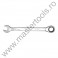 52660 VOREL Cheie combinata cu clichet 22 mm, lungime 245 mm, 72 dinti