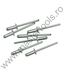 70340 VOREL Set 50 nituri pop aluminiu,lungime 12.7 mm,diametru 3.2 mm