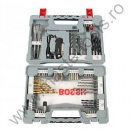 Set burghiu metal,lemn,beton si accesorii insurubare 76 piese BOSCH 2608P00234