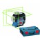 BOSCH GLL 3-80 CG Nivela laser cu linii Bosch +BM 1suport clema+L-Boxx