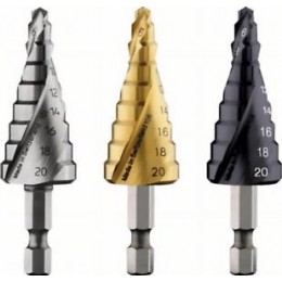 BOSCH HSS-TiN Burghiu in trepte 4-20 mm