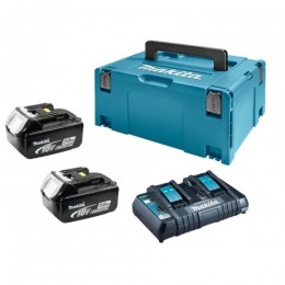 MAKITA acumulatori LI-ION LXT 18 V 5 Ah BL1850B  incarcator DC18RD