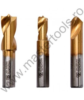 YATO Set 3 burghie pentru puncte de sudura