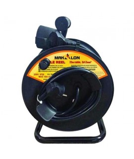 700772 Makalon Tambur cu cablu 25m 1.5mm2 cu protectie termica