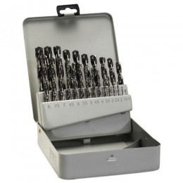 Caseta cu 25 burghie metal HSS-G BOSCH