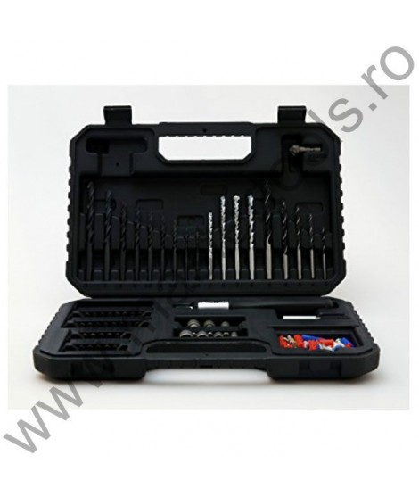 BLACK DECKER Set mixt pentru insurubat si gaurit 120 piese A7220
