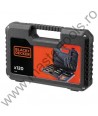 BLACK DECKER Set mixt pentru insurubat si gaurit 120 piese A7220