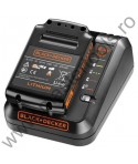 BLACK DECKER  Pachet acumulator Li-Ion 18V 1.5 Ah si incarcator rapid 18V 1A BDC1A15