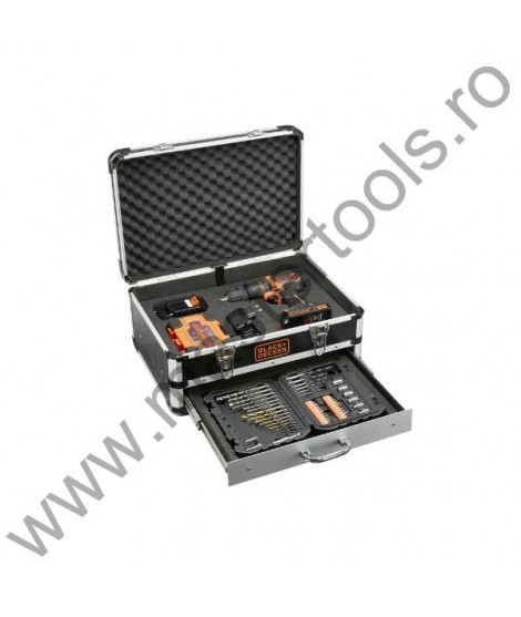 BLACK DECKER Masina de gaurit si insurubat de impact 18V BDC718AS2F