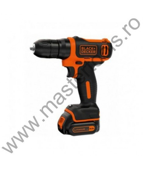 BLACK DECKER Masina de insurubat si gaurit 10.8V Li-ion BDCDD12