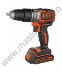 BLACK DECKER Masina de gaurit si insurubat cu percutie 18 V  BL188