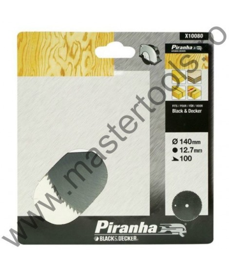 BLACK DECKER Panza de ferastrau circular 140x12.7mm 100T X10080
