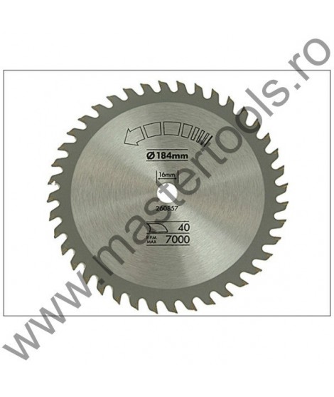 BLACK DECKER Panza de ferastrau circular 184x16mm 40T X13025