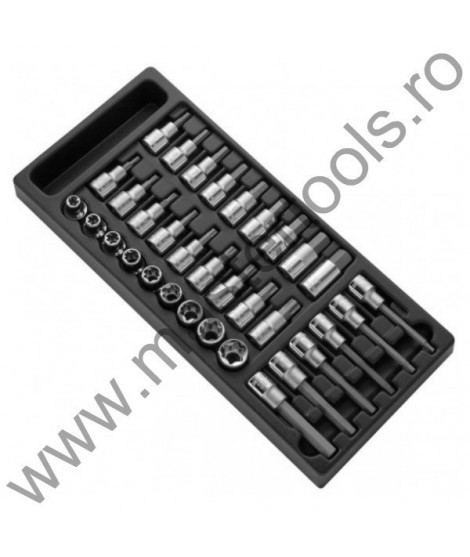 EXPERT FACOM 1/2 Modul chei tubulare TX si HEX 40 piese