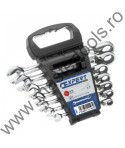 EXPERT FACOM Set 7 METRIC Chei combinate cu clichet in suport