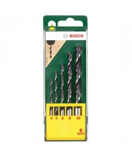 Set 5 burghie pentru lemn BOSCH