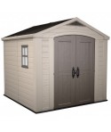 CURVER Casuta gradina Factor 8 x 8 cu usa dubla