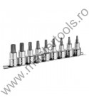 EXPERT FACOM Set 9 capete chei tubulare biti TX prindere patrat 1/2