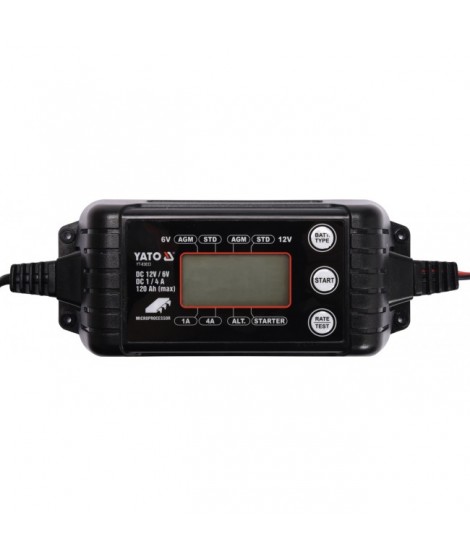 YATO YT-83033 Redresor digital Yato, 6/12V, 1/4A, 120Ah