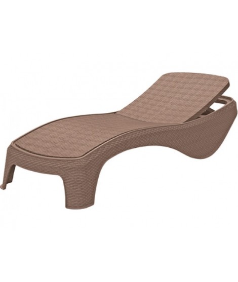 CURVER Sezlong imitatie rattan Atlantic