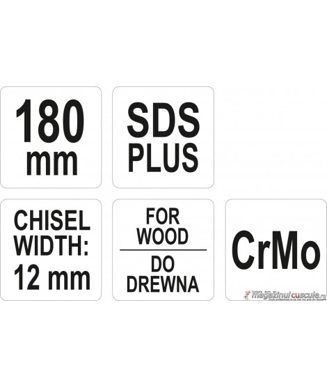 YATO Dalta SDS pentru lemn 180X12 mm