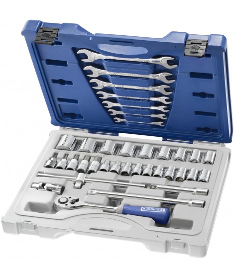 EXPERT FACOM Trusa 36 tubulare si accesorii prindere patrat 1/2