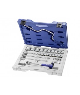 EXPERT FACOM Trusa 26 tubulare si accesorii prindere patrat 1/2
