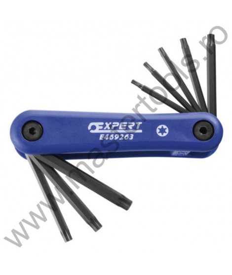 EXPERT FACOM Set 8 imbusuri Torx pliabile TX9-TX40