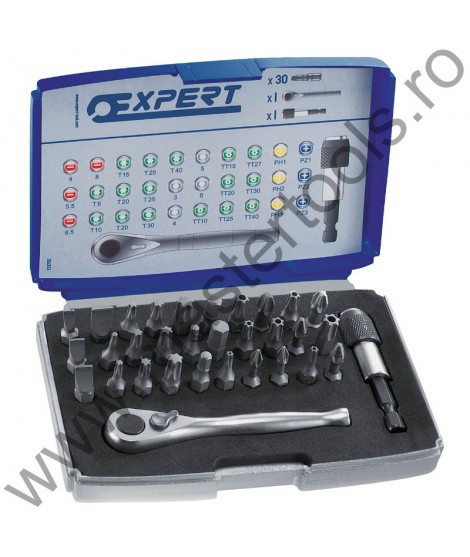 EXPERT FACOM Set 30 biti si accesorii prindere 1/4