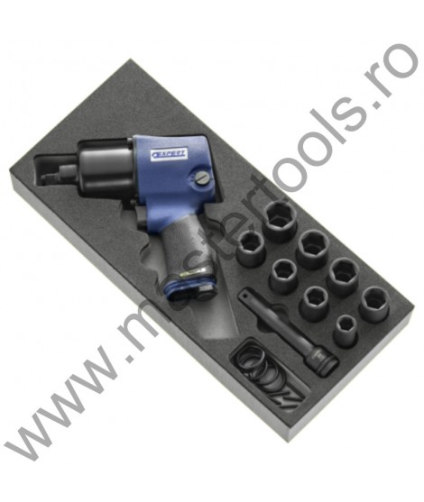 EXPERT FACOM Set pistol pneumatic si tubulare prindere 1/2 10 bucati