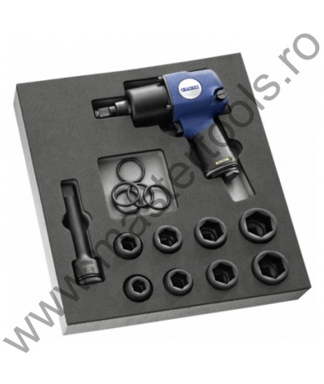 EXPERT FACOM Set pistol pneumatic si tubulare prindere 3/4 11 bucati